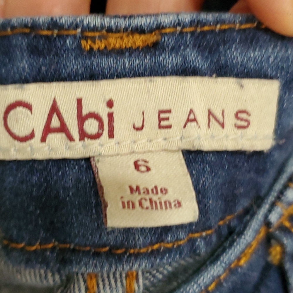 CABI LOW RISE DENIM SIZE 6 JEANS 👖 - Picture 5 of 6